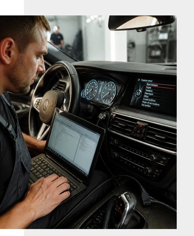 Русификация приборной панели BMW для авто в Киселёвске от компании