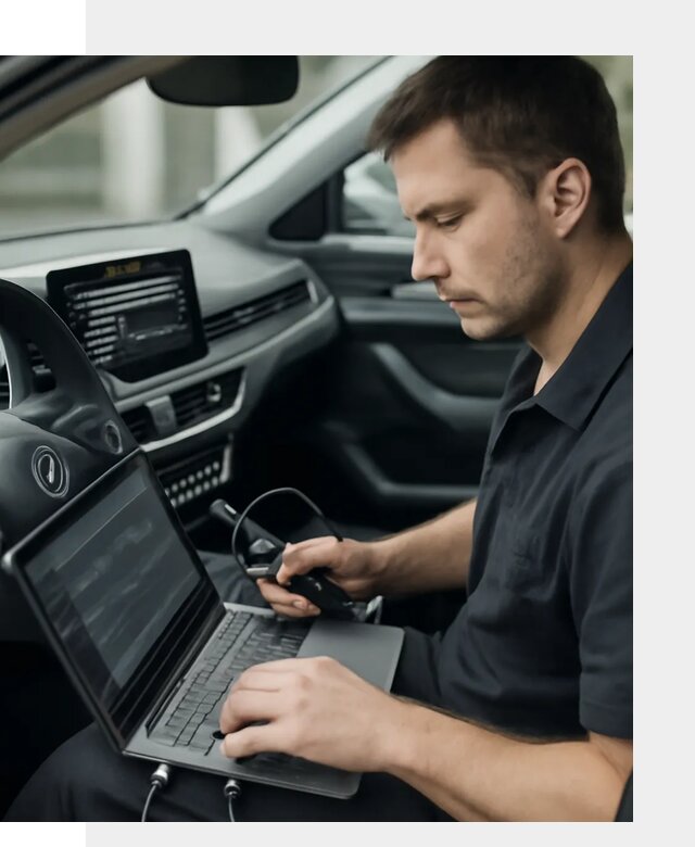 Настройка телематики автомобиля под ключ для авто в Киселёвске