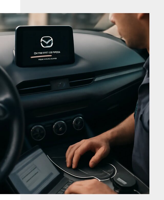 Установка приложений Mazda на мультимедийную систему в Киселёвске
